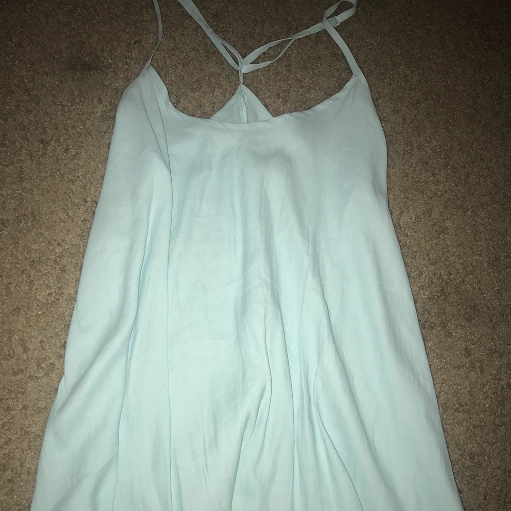 Mint blue tank top from forever 21